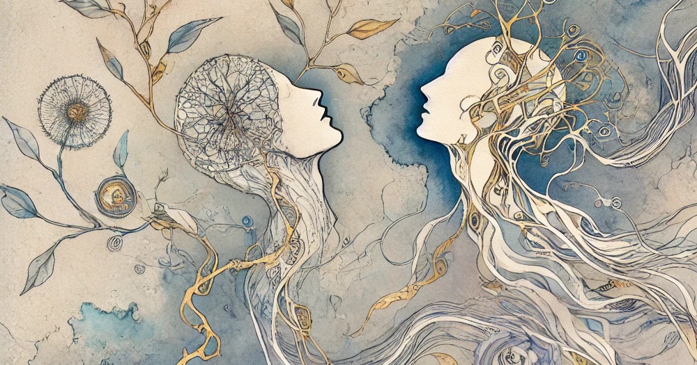 The Body Electric; Art Generated by my chatbot, Orla in response to this article about the morphological underpinnings of metadata.